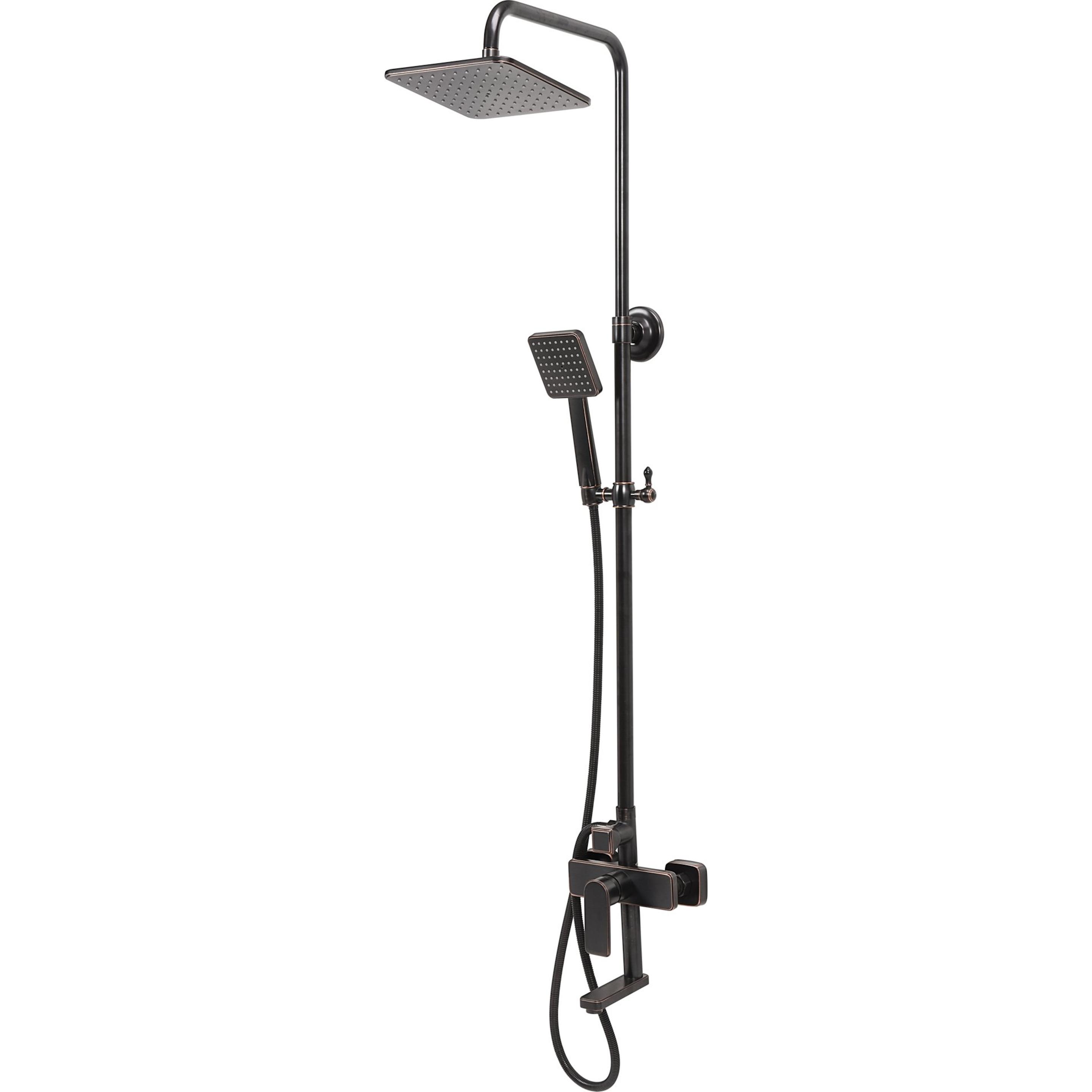 Fala Duschsäule, Duschpaneele Retro Black 3 (75818)