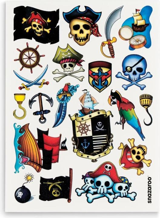 Immagine prodotto Snazaroo Accessori Tatuaggi Pirati, 20 pezzi