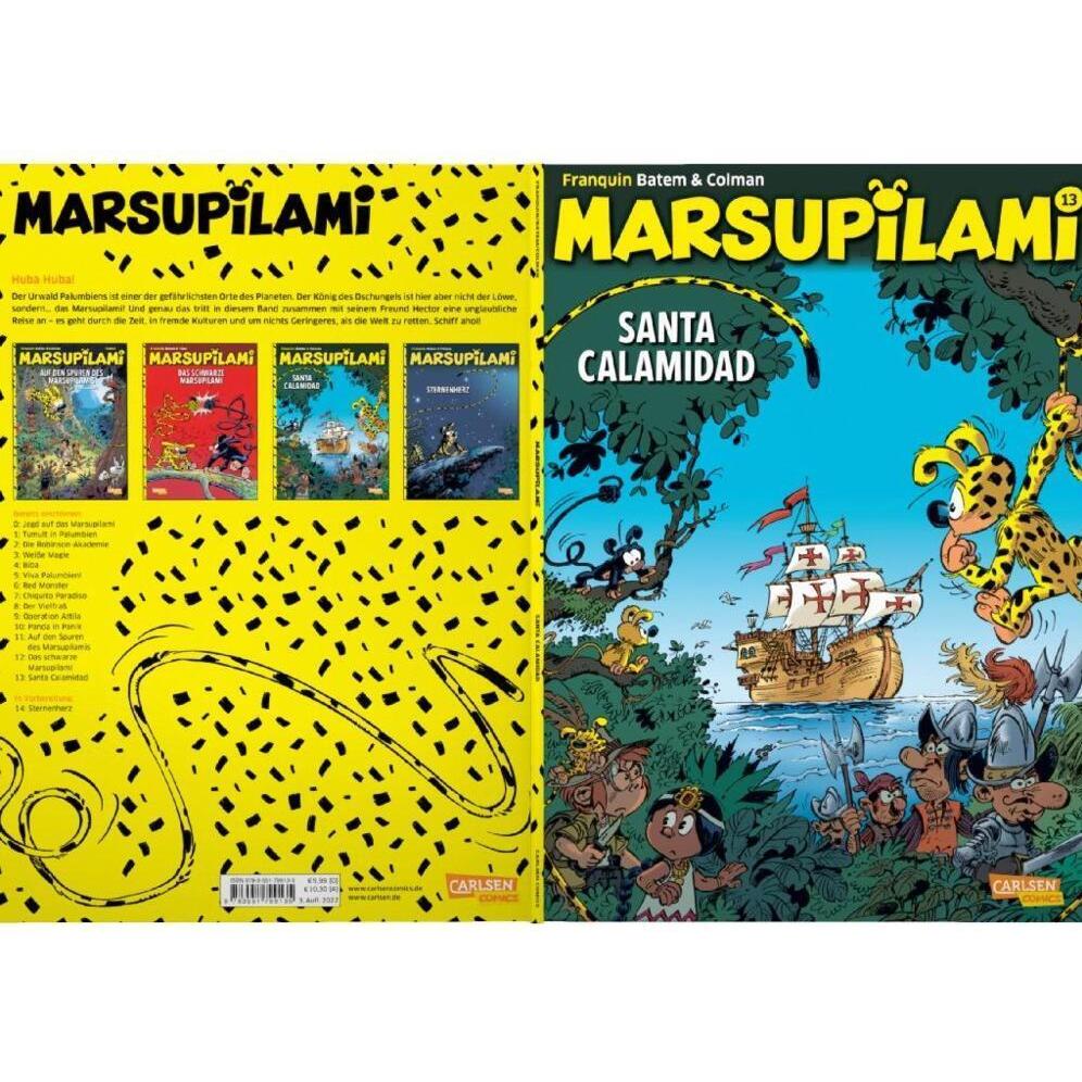 Thumbnail - Marsupilami 13: Santa Calamidad, Belletristik von André Franquin, Stéphan Colman