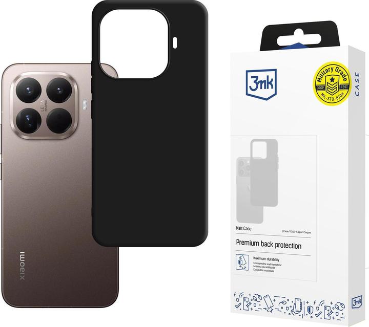 Xiaomi 3mk Matt Case für 15T Pro 5G - Schwarz (Xiaomi 15T Pro)