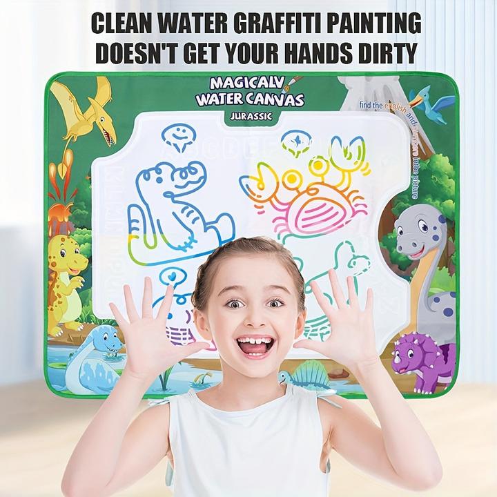 Image du produit Activity Board 1 Stück wiederverwendbare Zeichenmatte - bunte Decke für Kinder und Familienspass, kreative (78 x 60 cm)