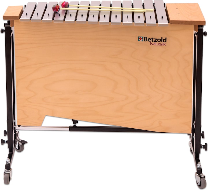 Produktbild Betzold Musik Bass-Metallophon + Ständerwagen (Metallophon)