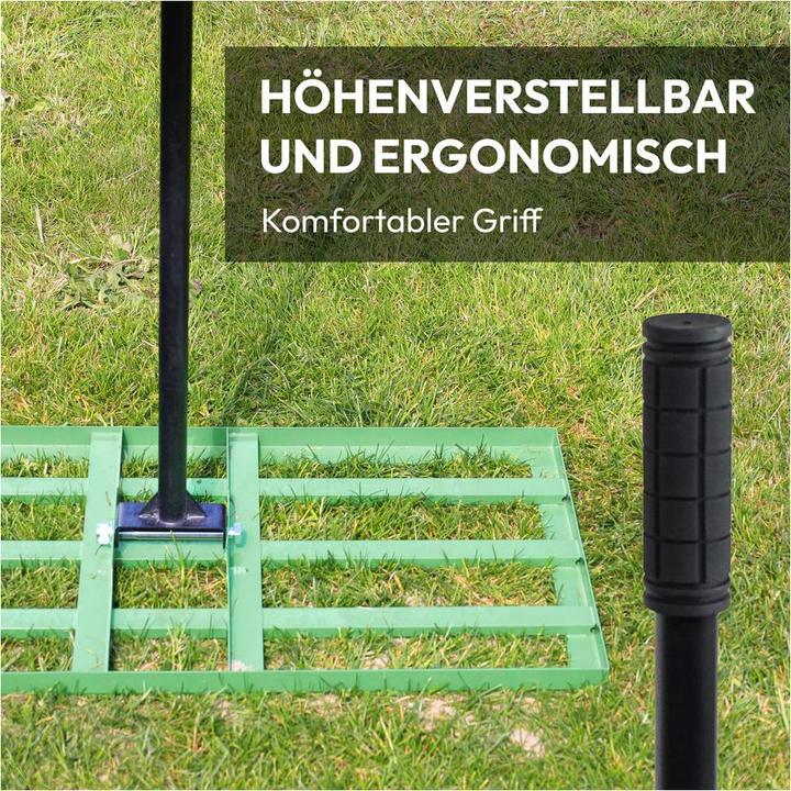 Actual product image Dönges Rasen-Nivellierrechen 75x35 cm mit 200 cm Stiel