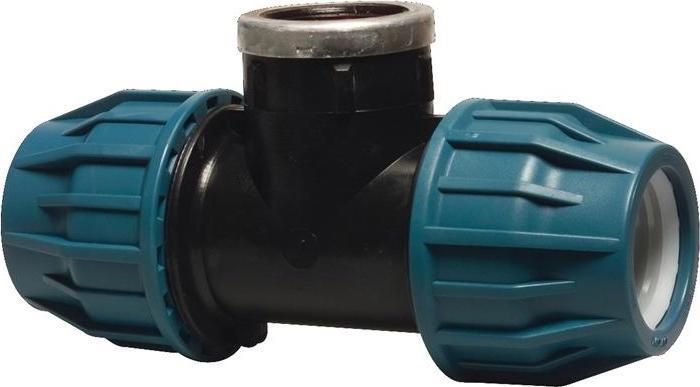 Bevo T-piece Jason 32 mm x 3/4 ″ x 32 mm 0 - 16 bar clamp x internal thread x clamp (1 pcs.)