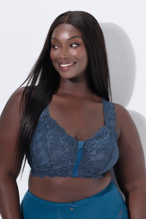 Produktbild Ulla Popken Bralette, Spitze, Reissverschluss, ohne Bügel (85 B)