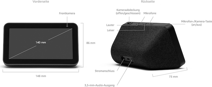 Actual product image Amazon Echo Show 5 (Amazon Alexa)