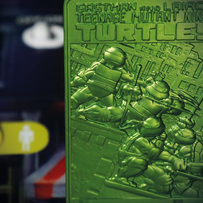 Thumbnail - Fanattik Teenage Mutant Ninja Turtles Metallbarren 40th Anniversary Green Limited Edition