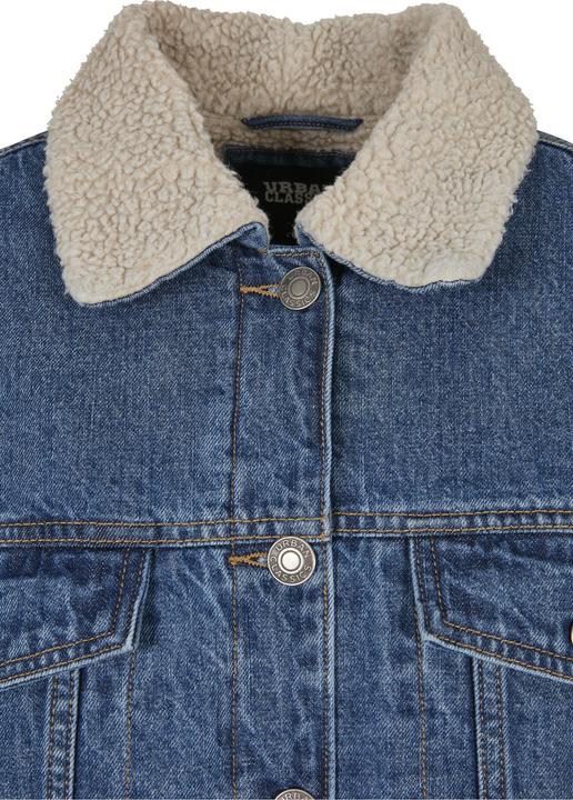 Actual product image Urban Classics Ladies Oversized Sherpa Denim Jacket (M)