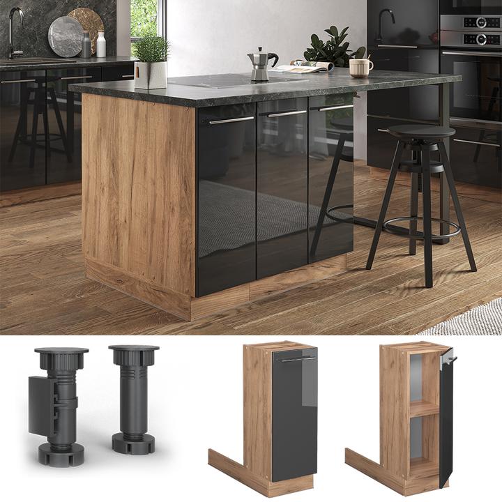 Actual product image Vicco Kücheninsel Fame-Line (30 x 30 x 82 cm)