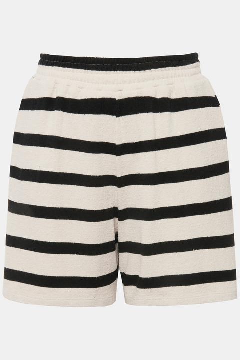 Produktbild Studio Untold Jersey-Shorts, Loose Fit, Ringel, Elastikbund (58)