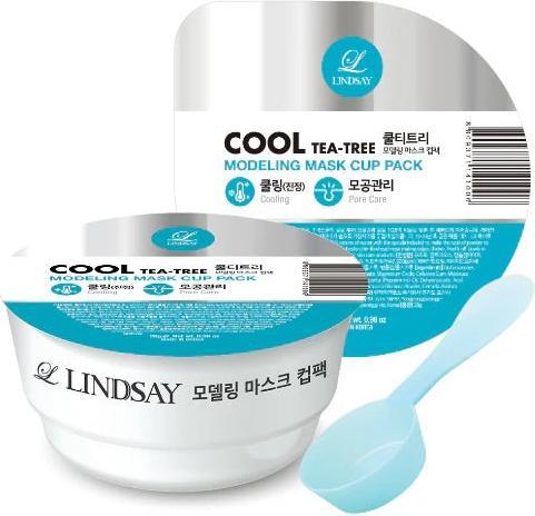 Actual product image Lindsay Modeling Cool Teatree Mask Cup Pack