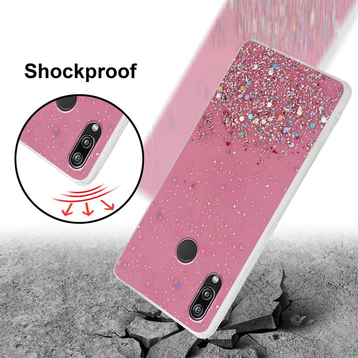 Produktbild Cadorabo TPU Cover funkelnder Glitter (Huawei Nova 3E)