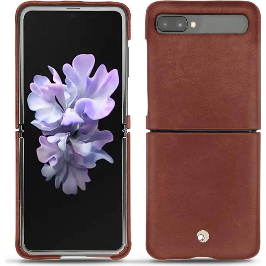 Noreve Lederschutzhülle (Samsung Galaxy Z Flip), Smartphone Hülle, Rot