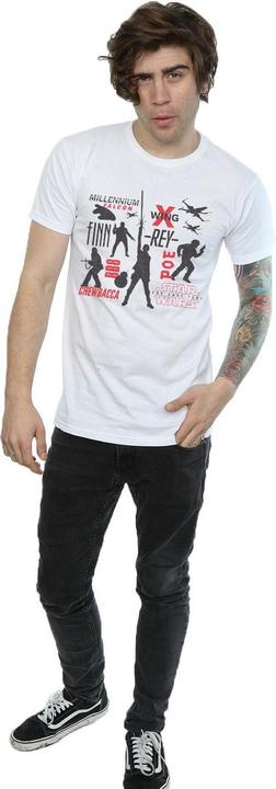 Image du produit Star Wars - T-shirt THE LAST JEDI REBELLION SILHOUETTES - Homme (3XL)