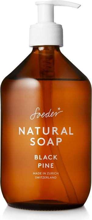 Soeder* Savon naturel Black Pine (Savon liquide, 500 ml)