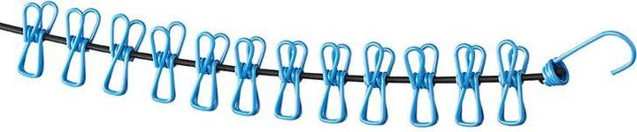 Actual product image ProPlus Wäscheleine elastisch mit 12 Wäscheklammern