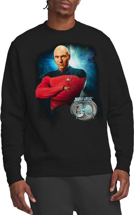 Actual product image Unisex Adult 30 Jean-Luc Picard Sweatshirt (XXL)