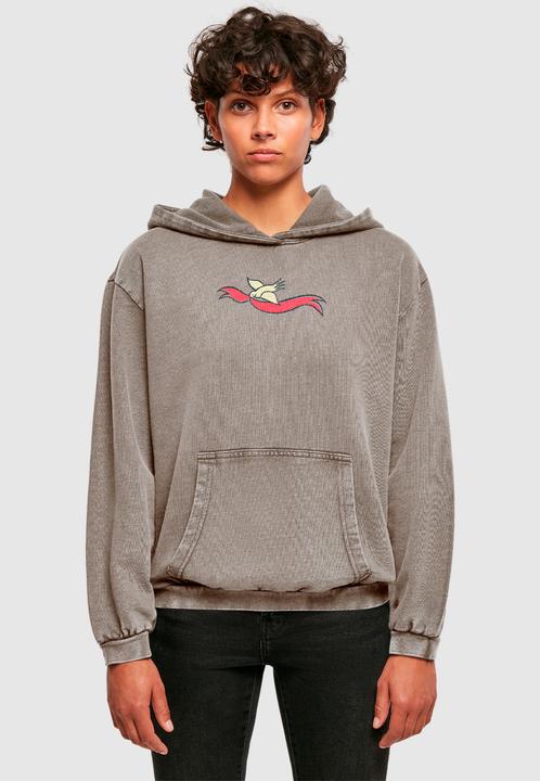 Produktbild Merchcode Ladies Frida Kahlo - Viva la vida 2 Acid Washed Oversize Hoody - 178047 (3XL)