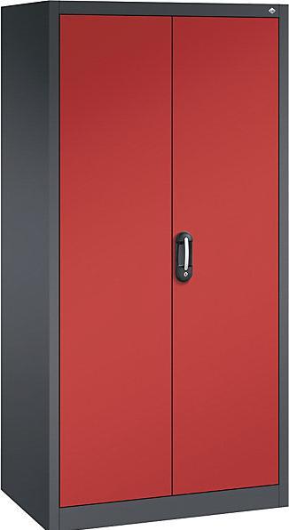 Black grey RAL 7021, Fire red RAL 3000, Light grey RAL 7035