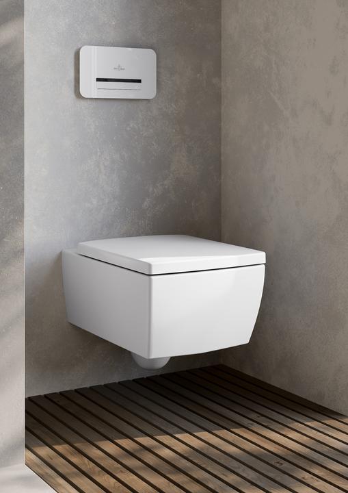 Actual product image Villeroy & Boch V&B WC seat MEMENTO 2.0 QuickRelease u SC function stone white