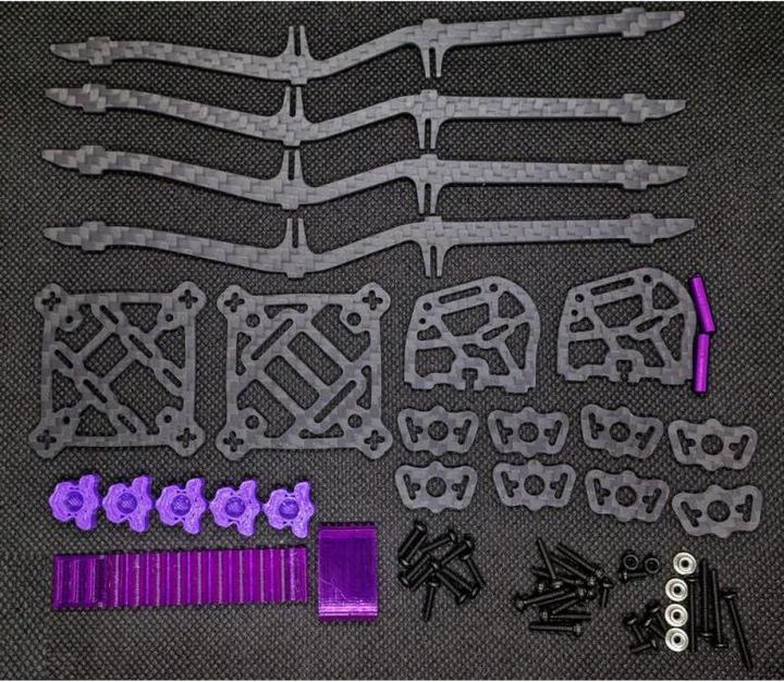 Image du produit Dronefactory Fractal X Bow Frame Kit (Accessoires FPV)