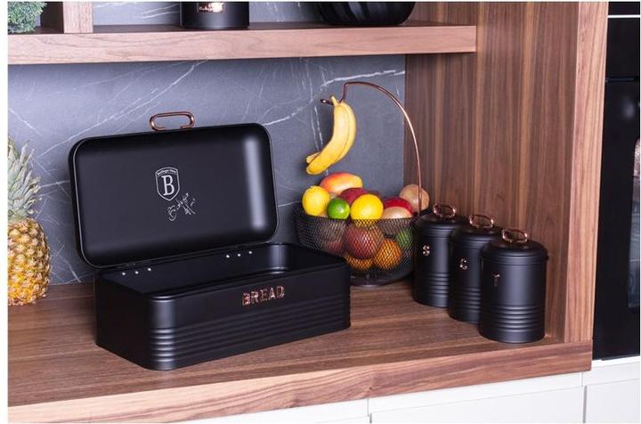 Actual product image BerlingerHaus 4-Piece Storage Set Black Rose Collection