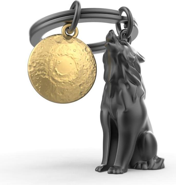 Actual product image Metalmorphose Keyring Wolf