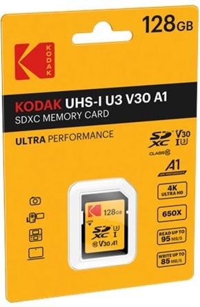 Produktbild Emtec KODAK SDHC Card Class 10 (128 GB, SDXC, U3, UHS-I)