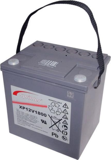 Exide Sprinter XP12V1800 lead battery with M6 screw terminal 12V, 56400mAh (12 V, 56.40 Ah)