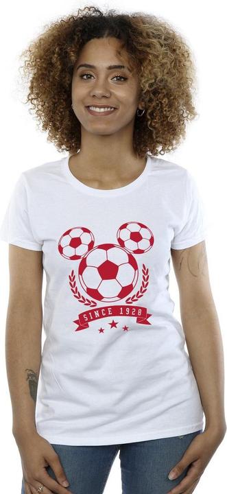 Actual product image Disney Womens/Ladies Mickey Football Head Cotton T-Shirt (S)