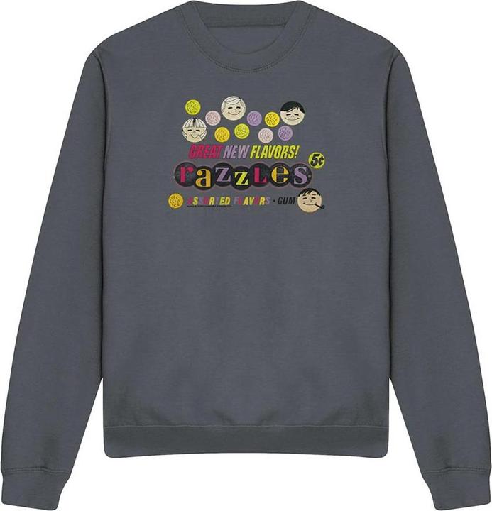 Produktbild Double Bubble Razzles Retro Box Sweatshirt meliert (S)