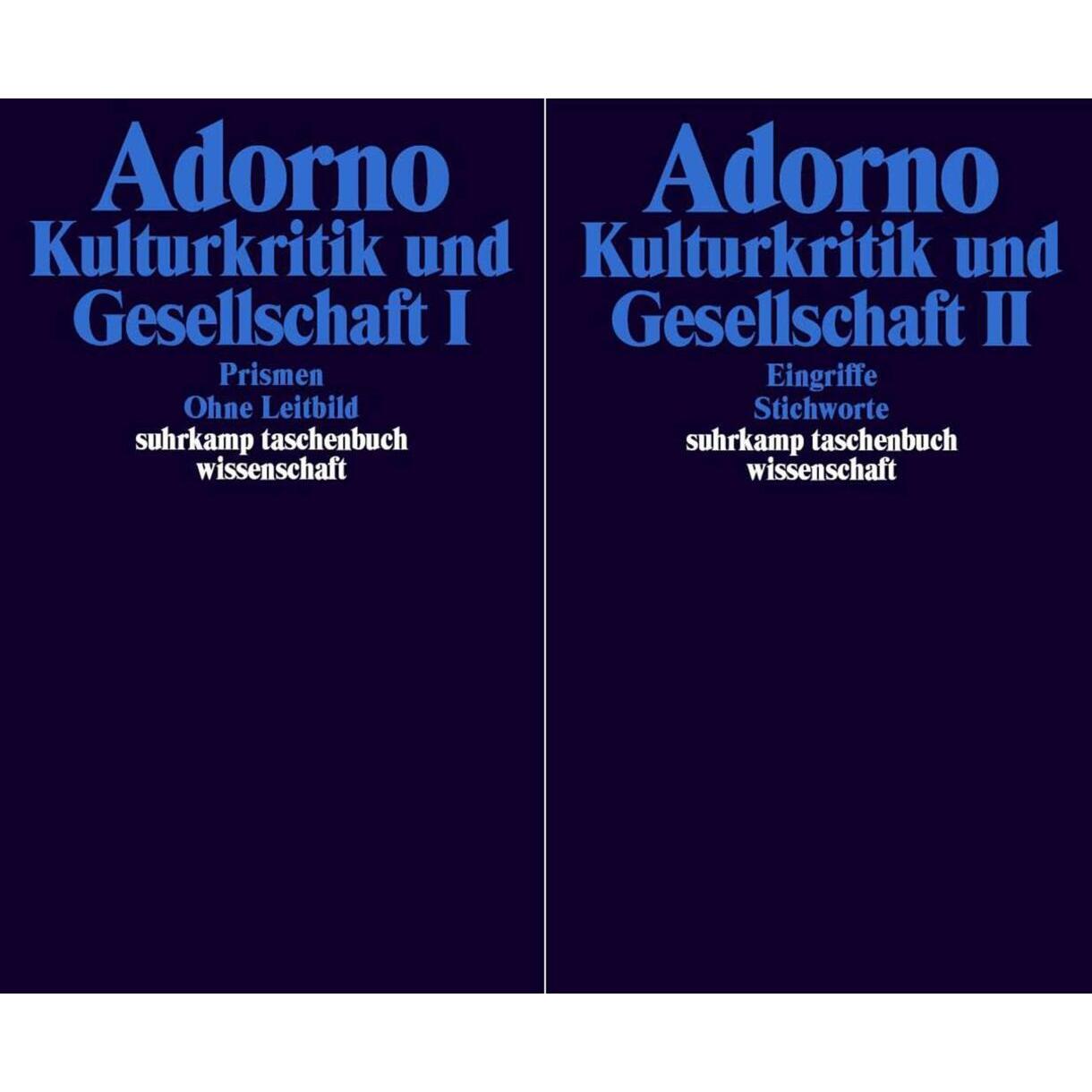 Gesammelte Schriften in 20 Bänden 10. Kulturkritik und Gesellschaft, Fachbücher von Theodor W. Adorno