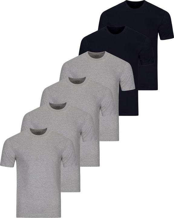 Produktbild Ragman 6er Pack Basic Unterhemd / Shirt Kurzarm (L)