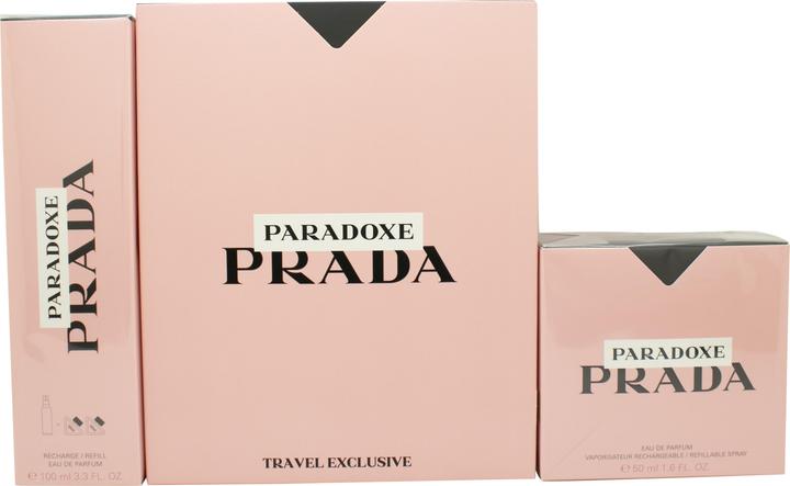 Image du produit Prada Paradoxe Refillable Eau De Parfum 100ml + Eau De Parfum 50ml Set (Coffret de parfum)