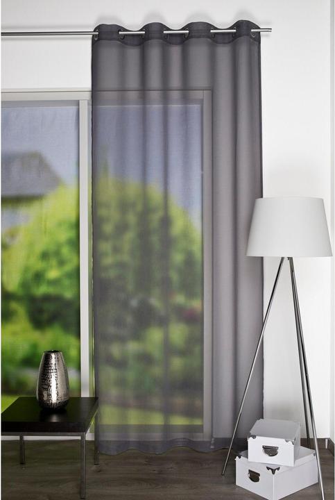 Actual product image Stotz Decor Fanny day curtain 140 cm x 245 cm, grey (140 x 245 cm)