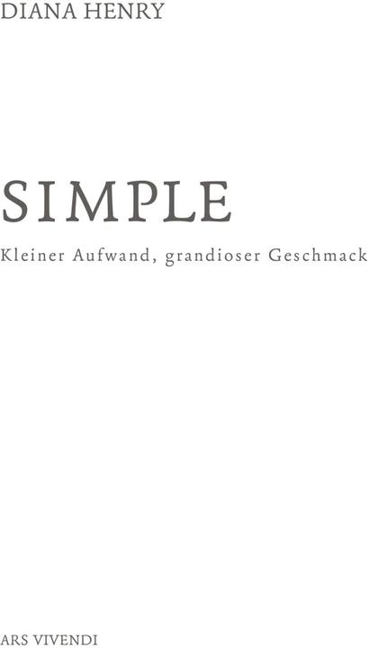 Globus Simple (Tedesco, Diana Henry, 2017)