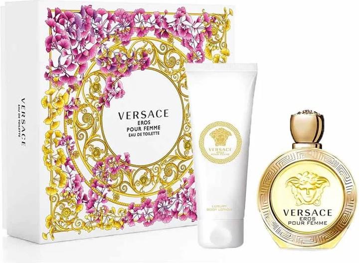Actual product image Versace Eros Pour Femme - EDT 100 ml + tÄ'lové mléko 150 ml (Eau de toilette, 100 ml)
