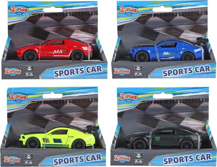 Productafbeelding 2-Play Die Cast Pull Back Sportauto