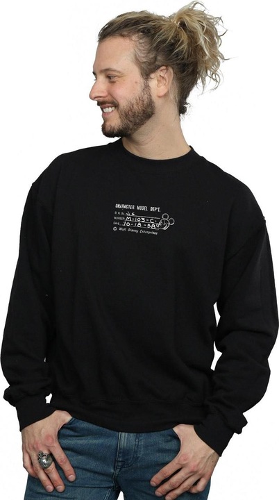 Actual product image Disney Mens Mickey Mouse Character Model Dept. Sweatshirt (5XL)