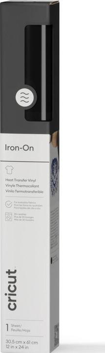Produktbild Cricut Aufbügelfolie 30.5 x 61 cm, 1 Stück, Schwarz