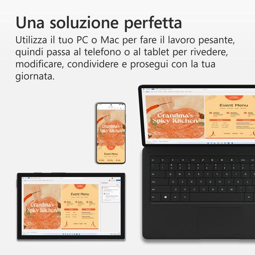 Produktbild Microsoft 365 Personal Box, Jahreslizenz, Italienisch (1 User, 12 Monate)