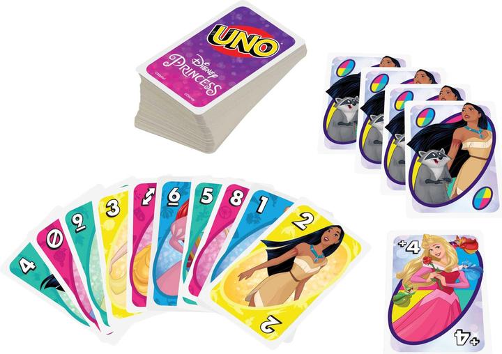 Produktbild Mattel Uno Disney Princess (Multilingual, 2 - 10 Spieler)