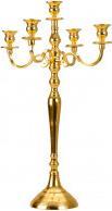 Immagine prodotto IKO Candelabro a 5 braccia dorato h = 60 cm