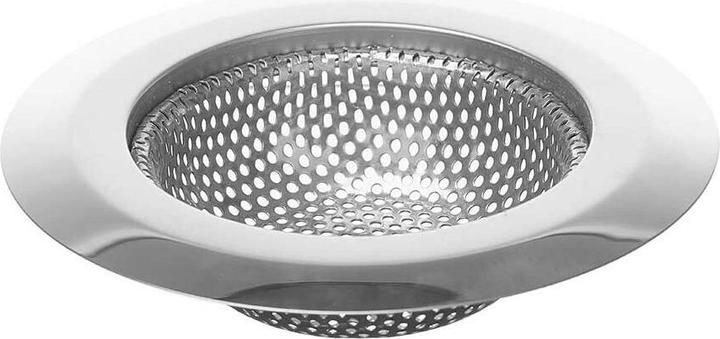 Kinvara Spülbecken-Sieb Silberfarben Edelstahl Ø 16 cm (12 Stück)