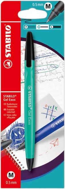 Actual product image STABILO Gel Exxx Erasable Gel Roller