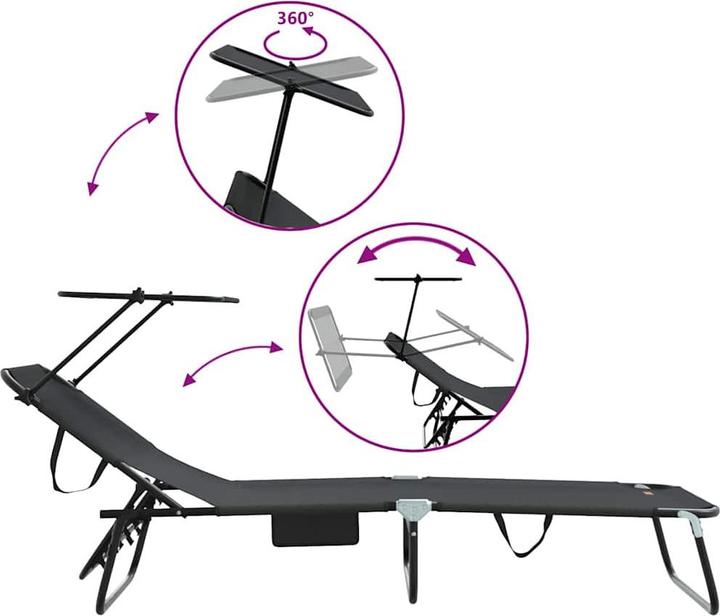 Actual product image vidaXL Klappliege (190 cm)