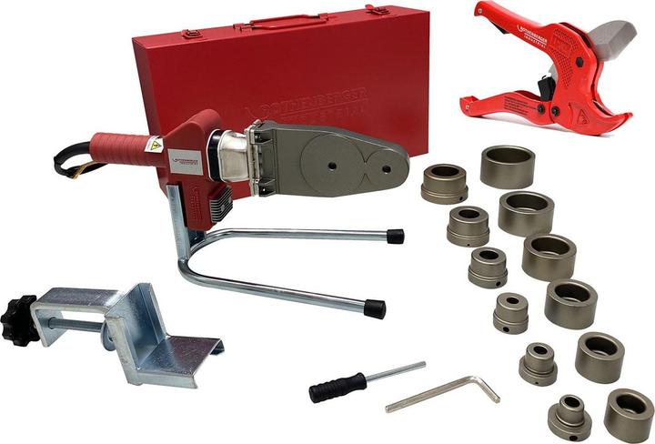 Rothenberger Industrial Muffenschweissgerät CR-ZRJQ-63T 800 W inkl. Kunststoff-Rohrschere Ø 42 mm im