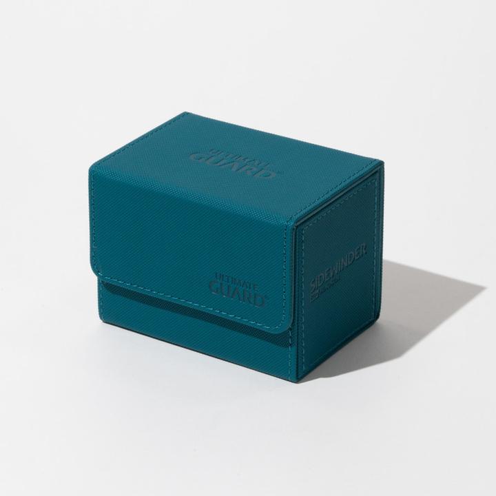 Image du produit Ultimate Guard Boîte à cartes XenoSkin Sidewinder Monocolor 80+ bleu pétrole