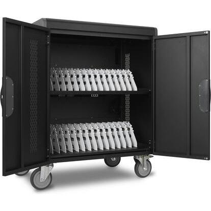 Thumbnail - Kensington AC32 32-BAY CHARGING CABINET, Notebookwagen, Schwarz