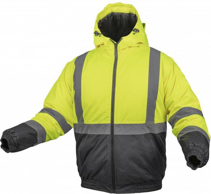 Högert Hogert Kurtka Ocieplana Odblaskowa Oker / żółta Rozmiar M (M)